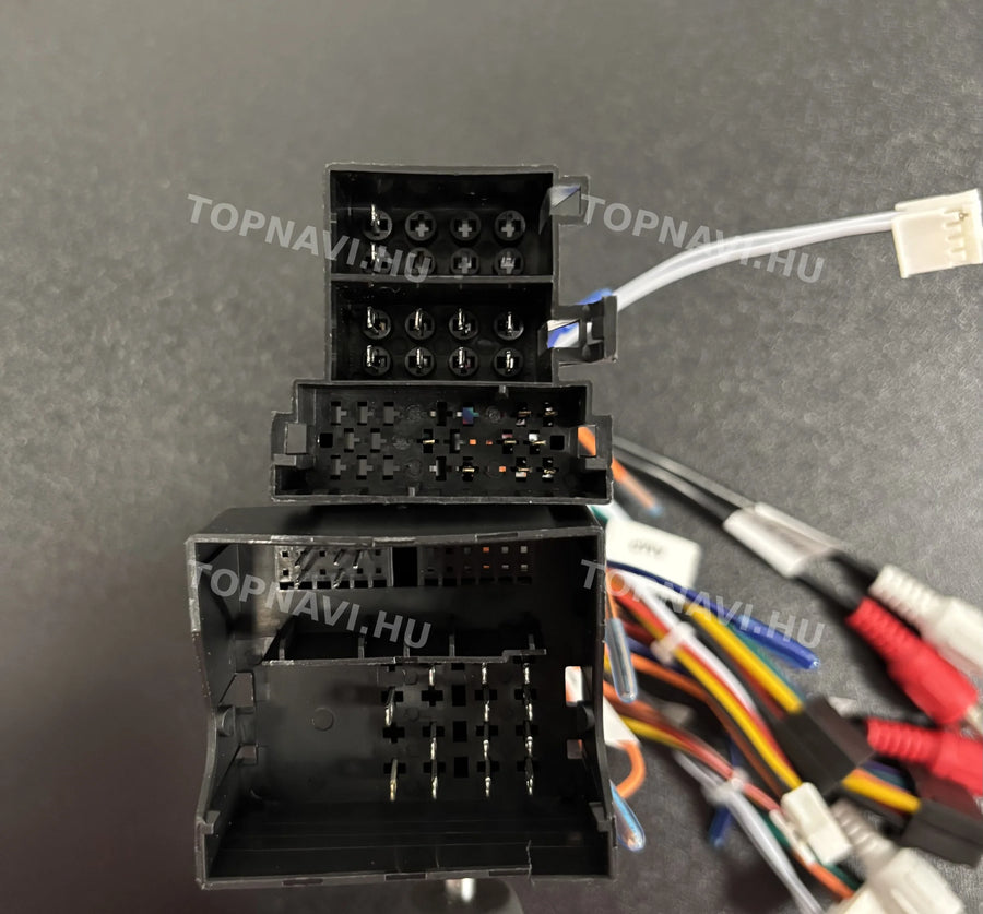 Audi A4 B6 B7 2002–2012 7" Android multimedia car radio touch screen head unit - Csatlakozó