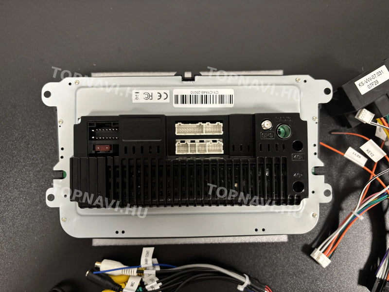 Seat 8" Android multimedia car radio touchscreen head unit - hátulja