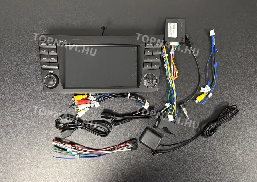 Mercedes-Benz E W211 / CLS W219 / G W463 7" Android multimedia car radio touchscreen head unit - Eleje