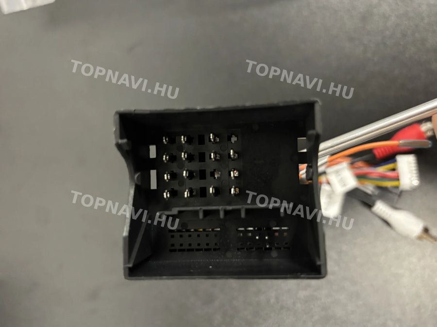 Opel Astra, Vectra, Zafira, Corsa, Meriva Grey 7" Android multimedia car radio touchscreen head unit - Csatlakozó