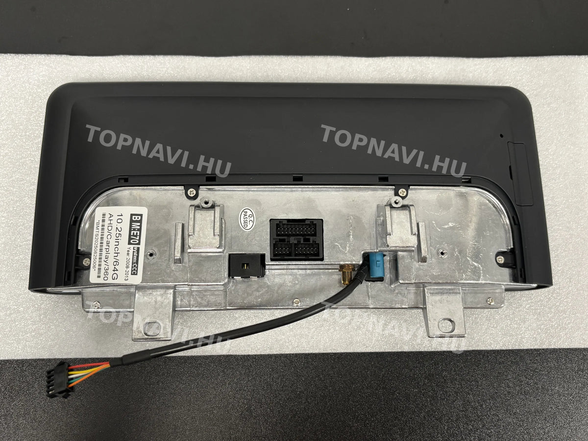 BMW X5 E70 X6 E71 CCC CIC 10.25" Android Multimedia head unit - Hátulja