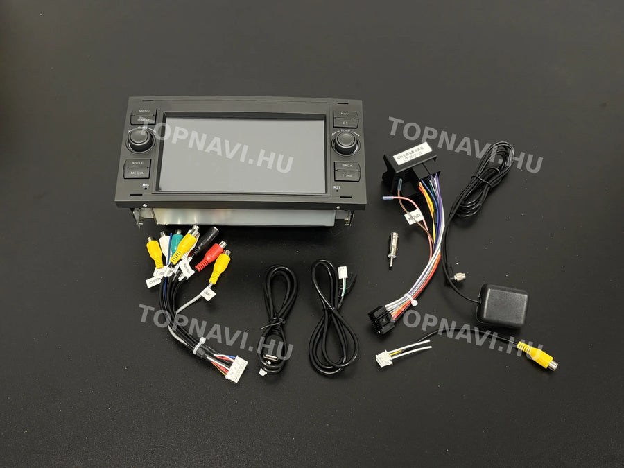 Ford Focus, Fiesta, Mondeo, C-Max, S-Max, Fusion, Transit, Kuga, Galaxy 7" Black Android multimedia car radio head unit - Eleje