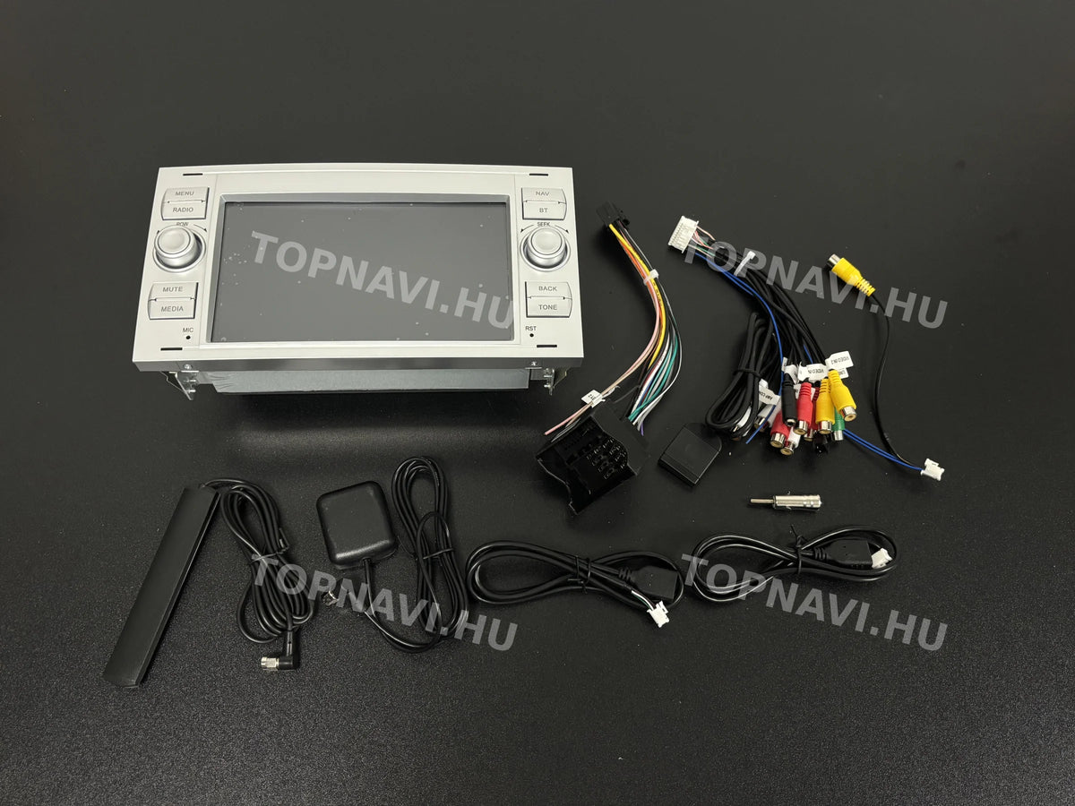 Ford Focus, Fiesta, Mondeo, C-Max, S-Max, Fusion, Transit, Kuga, Galaxy 7" Silver Android Multimedia Head Unit - Eleje