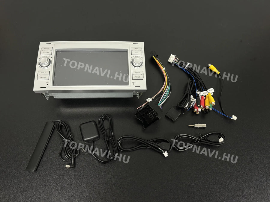 Ford Focus, Fiesta, Mondeo, C-Max, S-Max, Fusion, Transit, Kuga, Galaxy 7" Silver Android multimedia car radio head unit - Eleje
