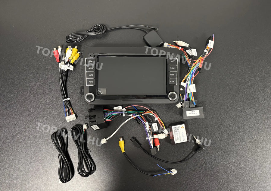 Seat 7" Android multimedia car radio touchscreen head unit - Eleje