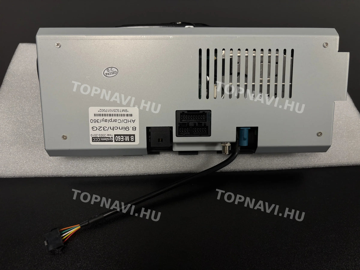 BMW 3 / 5 Series E90, E91, E92, E93 E60, E61 E63, E64 CCC/CIC Android Multimedia Head Unit - Hátulja