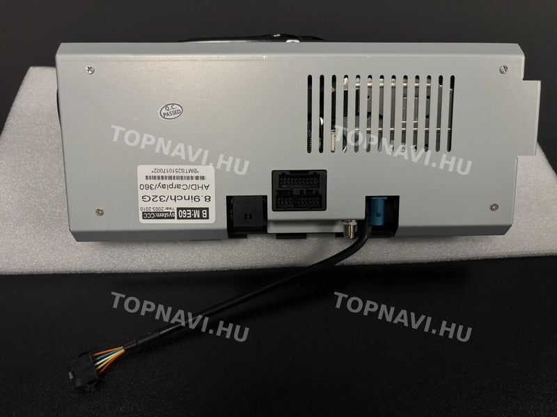 BMW 3 / 5 Series E90, E91, E92, E93 E60, E61 E63, E64 CCC/CIC Android Multimedia Head Unit - hátulja