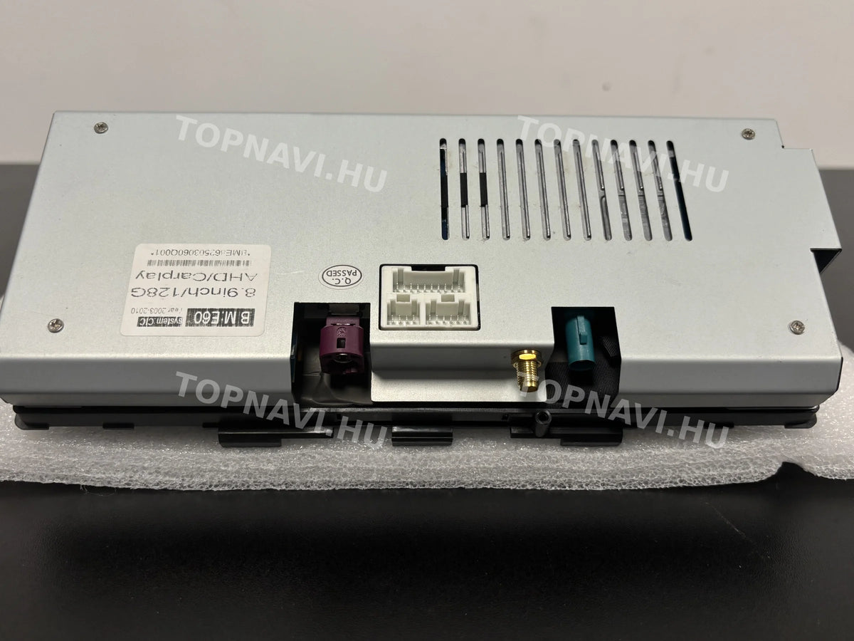 BMW 3 / 5 Series E90, E91, E92, E93 E60, E61 E63, E64 CCC/CIC Android Multimedia Head Unit - Hátulja
