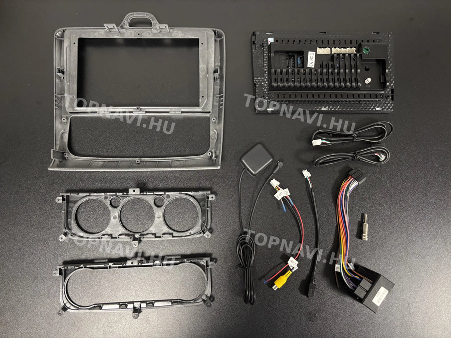 Ford Focus Mk2 2004-2010 Silver 9" Android multimedia car radio touchscreen head unit - Hátulja