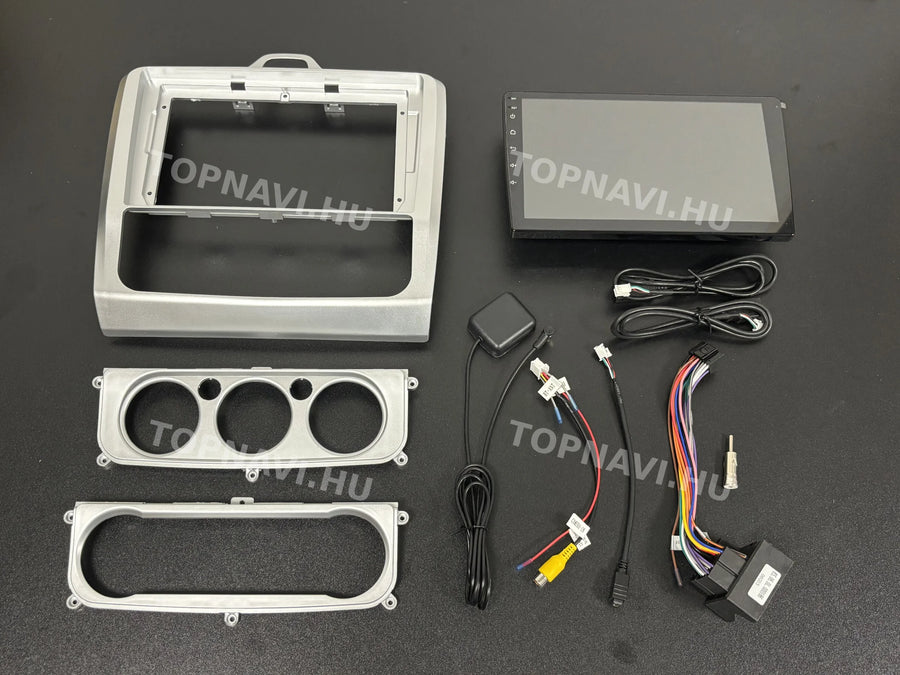 Ford Focus Mk2 2004-2010 Silver 9" Android multimedia car radio touchscreen head unit - Eleje
