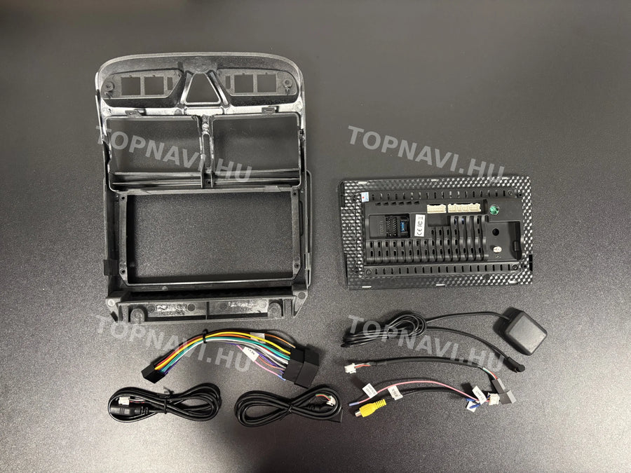Peugeot 307 2001-2008 9" Android multimedia car radio touchscreen head unit - Hátulja