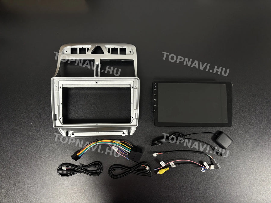 Peugeot 307 2001-2008 9" Android multimedia car radio touchscreen head unit - Eleje