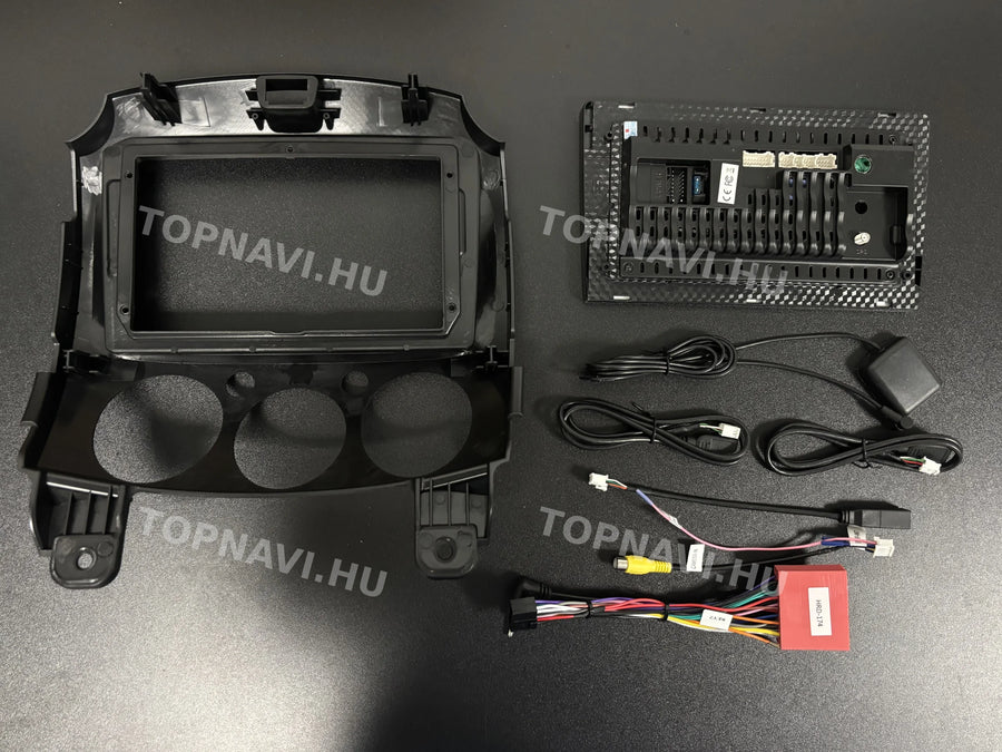 Mazda 2 2007-2014 9" Android multimedia car radio touchscreen head unit - Hátulja