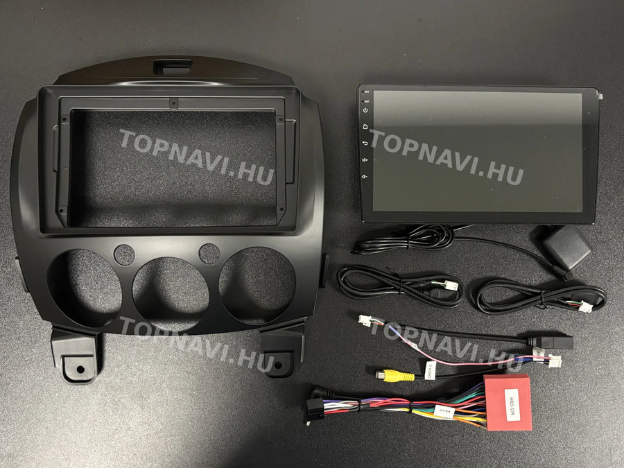 Mazda 2 2007-2014 9" Android multimedia car radio touchscreen head unit - Eleje