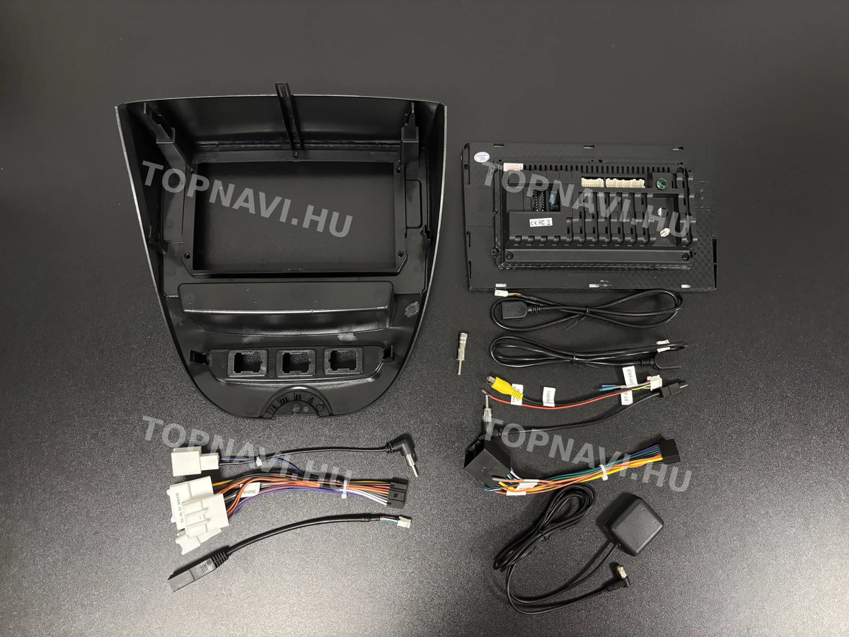 Peugeot 107 2005- 2014 10.1" Android Multimedia Head Unit - Hátulja