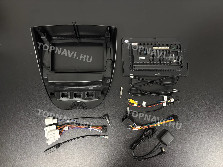 Peugeot 107 2005-2014 10.1" Android multimedia car radio touchscreen head unit - Hátulja