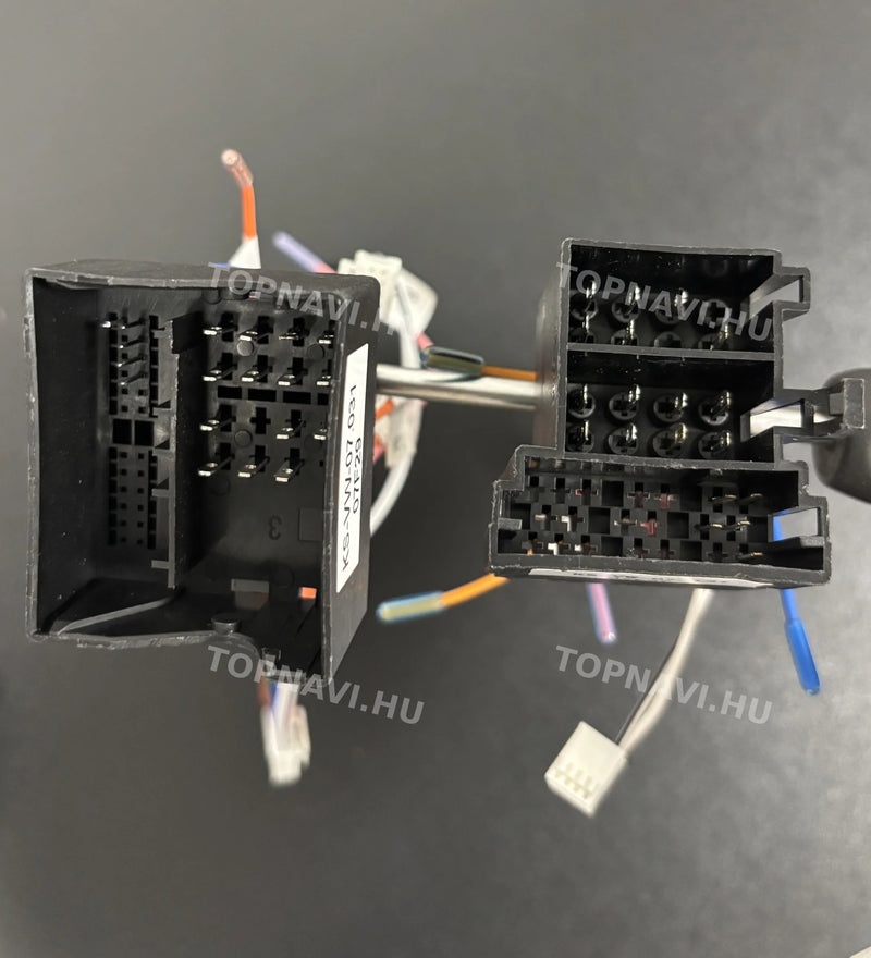 Skoda Fabia, Octavia, Superb, Rapid 9" Android multimedia car radio touchscreen head unit - csatlakozó