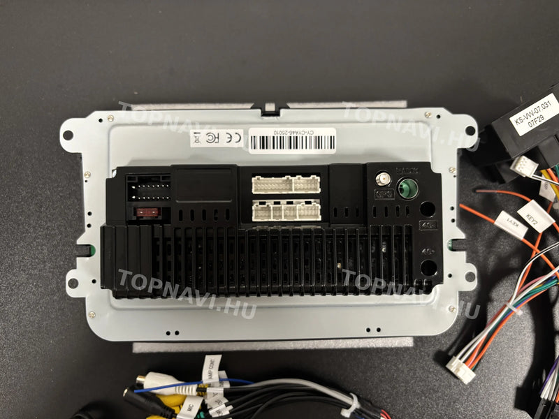 Skoda Fabia, Octavia, Superb, Rapid 8" Android multimedia car radio touchscreen head unit - hátulja