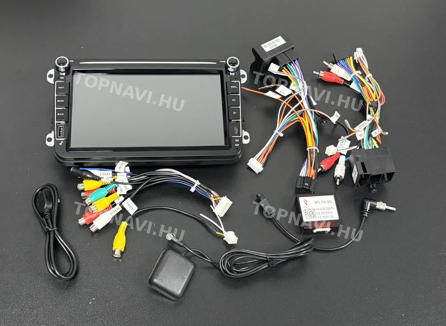 Skoda Fabia, Octavia, Superb, Rapid 8" Android multimedia car radio touchscreen head unit - Eleje