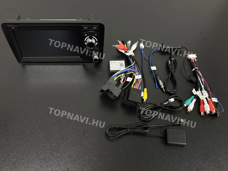 Audi A3 8P 2003–2012 7" Android multimedia car radio touch screen head unit (right button) - Eleje