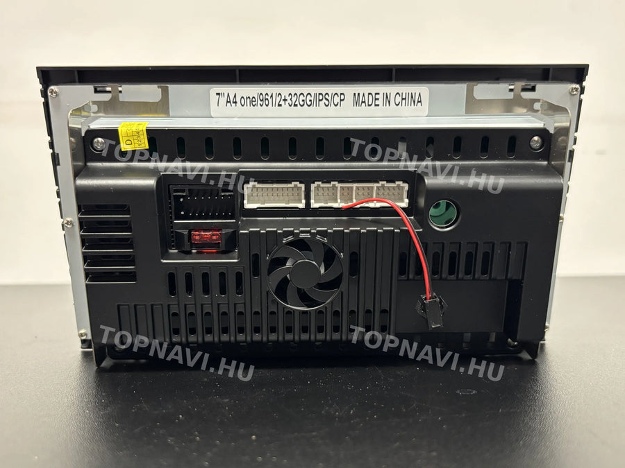 Audi A4 B6 B7 2002–2012 7" Android multimedia car radio touch screen head unit (right button) - Hátulja