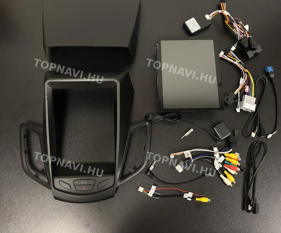 Ford Fiesta MK7 "Tesla Style" 2009-2017 9.7" Android multimedia car radio touchscreen head unit - Eleje