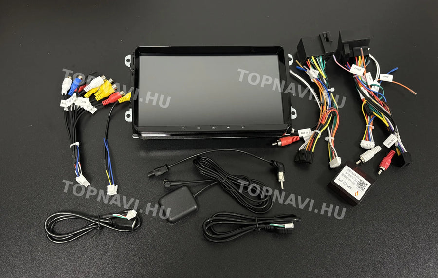 Volkswagen 9" Android multimedia car radio head unit with touch buttons - Eleje