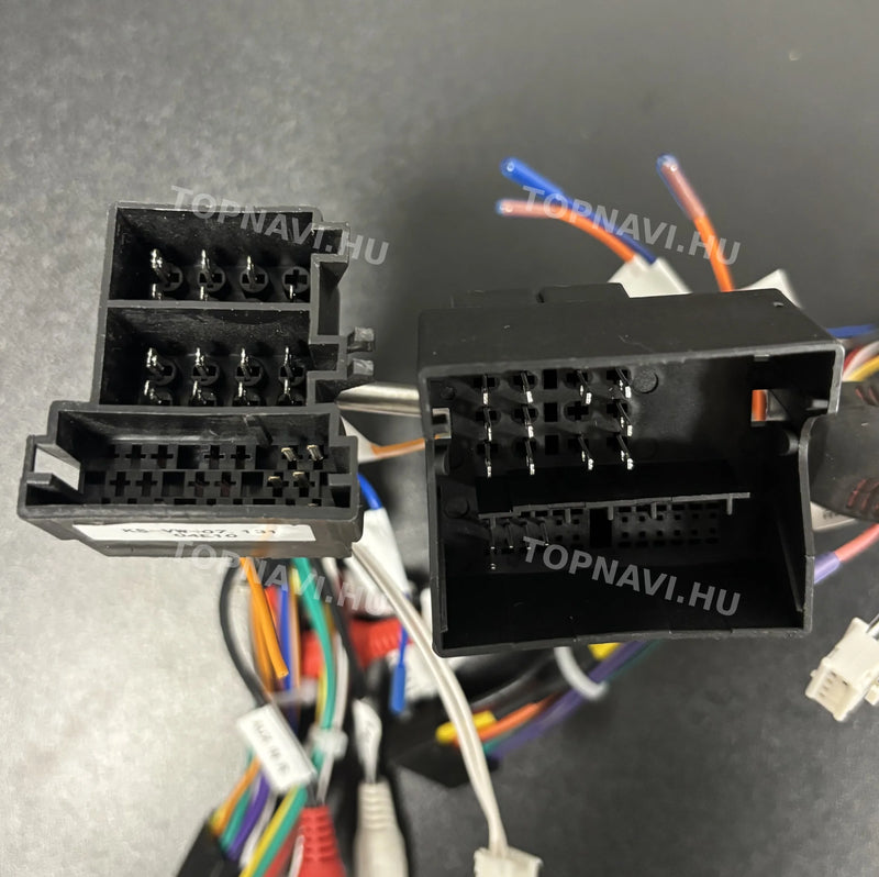 Seat 7" Android multimedia car radio touchscreen head unit - csatlakozó