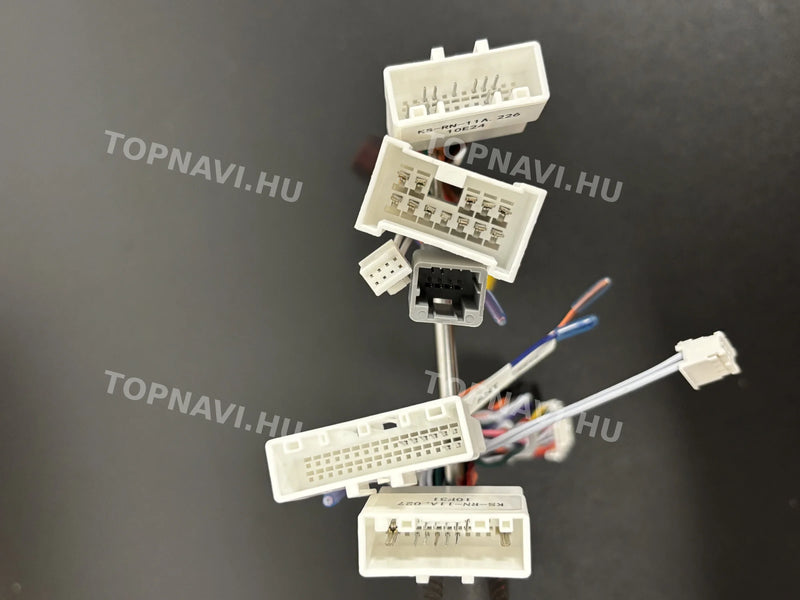 Nissan Nv400 2010- 2021 10.1" Android Multimedia Head Unit - csatlakozó