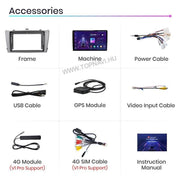 Toyota Avensis 3 T27 2009- 2018 9" Android Multimedia head unit — kép 3