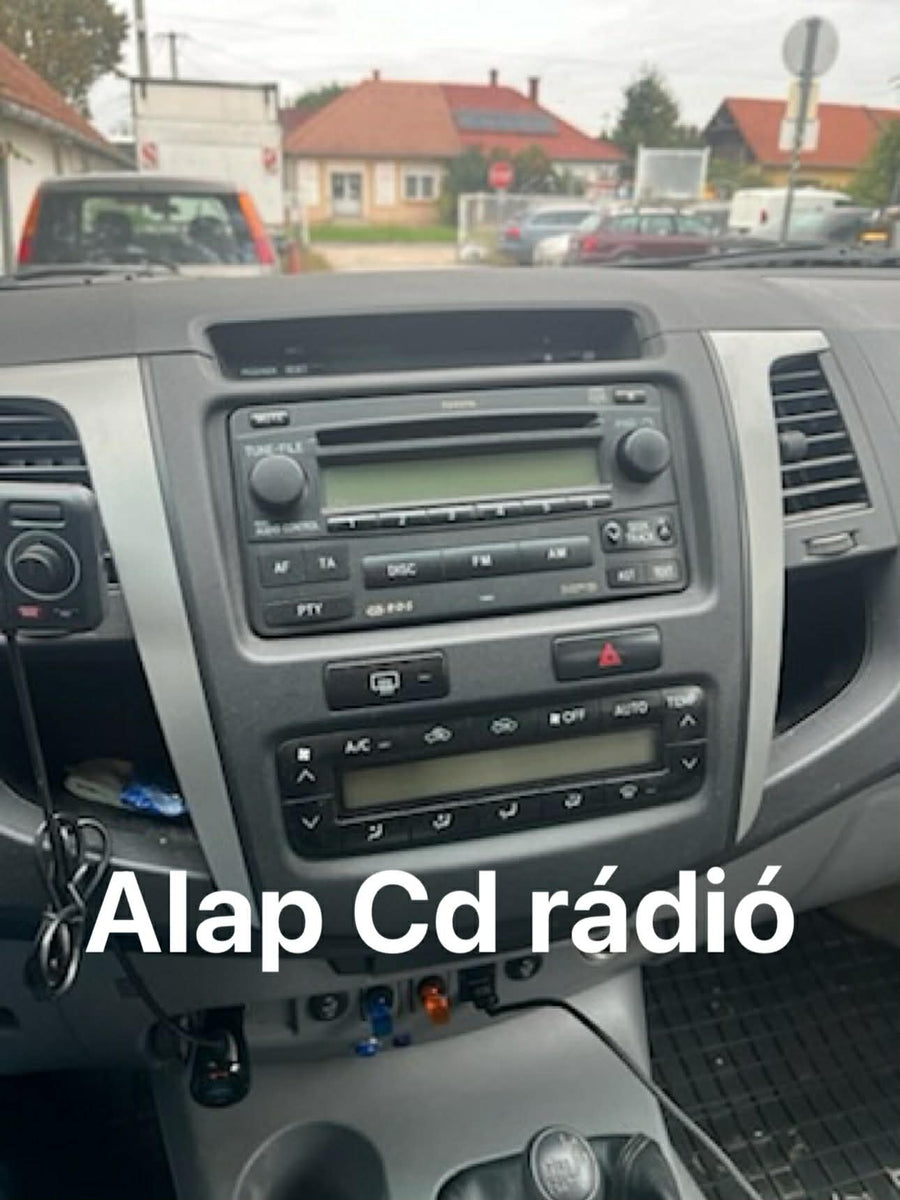 Toyota Hilux 2007 - 2015 9" Android Multimédia fejegység autórádió, hifi, rádió és fejegység nagy kijelzővel, CarPlay, Android autó, Wifi és Bluetooth támogatással,