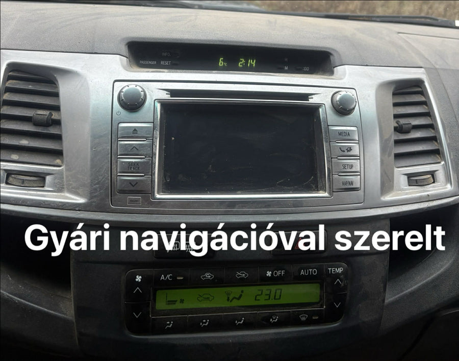 Toyota Hilux 2007 - 2015 9" Android Multimédia fejegység autórádió, hifi, rádió és fejegység nagy kijelzővel, CarPlay, Android autó, Wifi és Bluetooth támogatással,