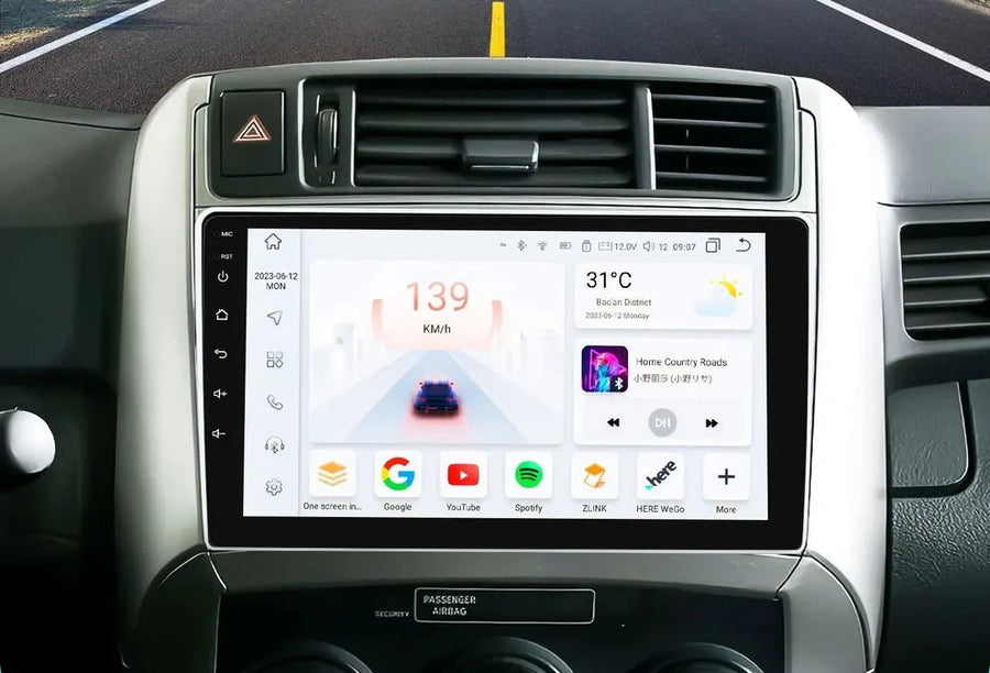 Toyota Verso 2009 - 2018 9" Android Multimédia fejegység autórádió, hifi, rádió és fejegység nagy kijelzővel, CarPlay, Android autó, Wifi és Bluetooth támogatással,