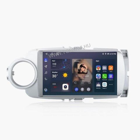 Toyota Yaris 2010 - 2017 9" Android Multimédia fejegység - TopNAVI