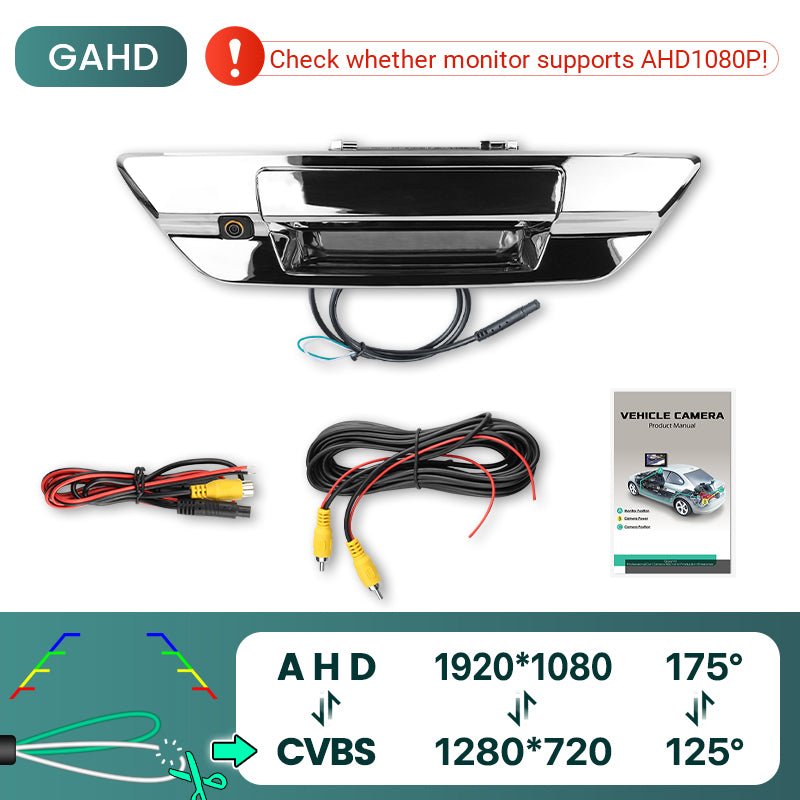 Trunk Handle Camera Toyota Hilux revo 2015 - 2021 ( with keyhole) FullHD 1080P Tolatókamera - TopNAVI