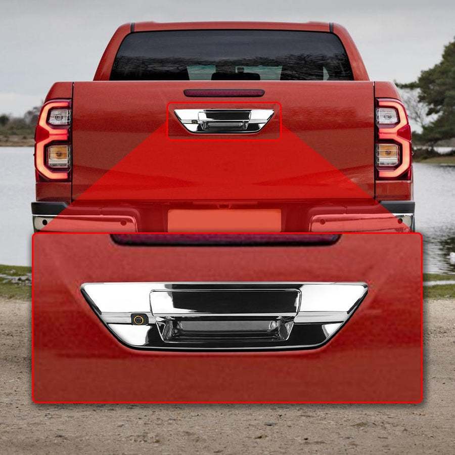 Trunk Handle Camera Toyota Hilux revo 2015 - 2021 ( with keyhole) FullHD 1080P Tolatókamera - TopNAVI