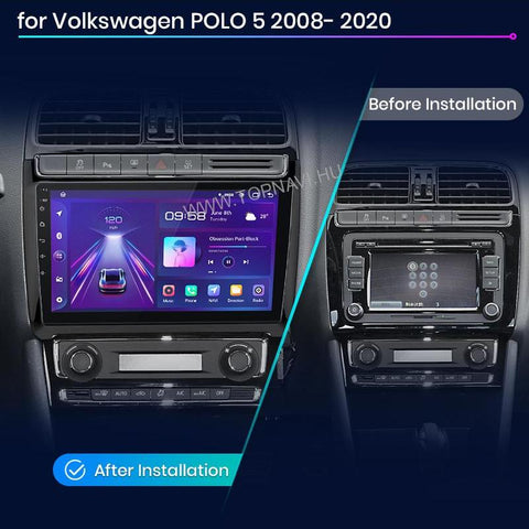 Volkswagen Polo 5 2009 - 2017 9" Android Multimédia fejegység - TopNAVI